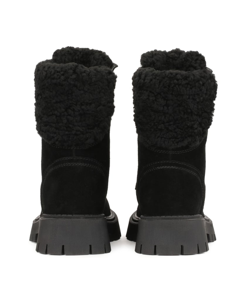 Kazar-Isolierte-flache-Damenstiefel-aus-weiche-schwarz