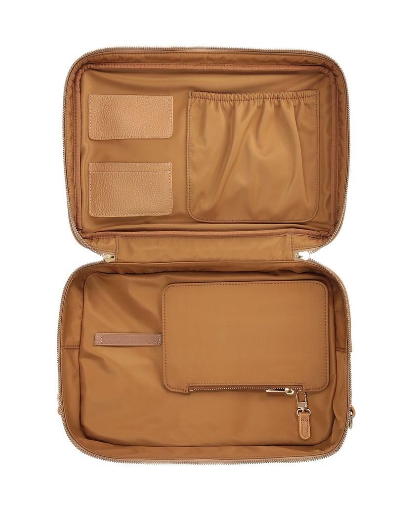 Kazar-Hellbraune-Ledertasche-Mama-Tasche-mit-D