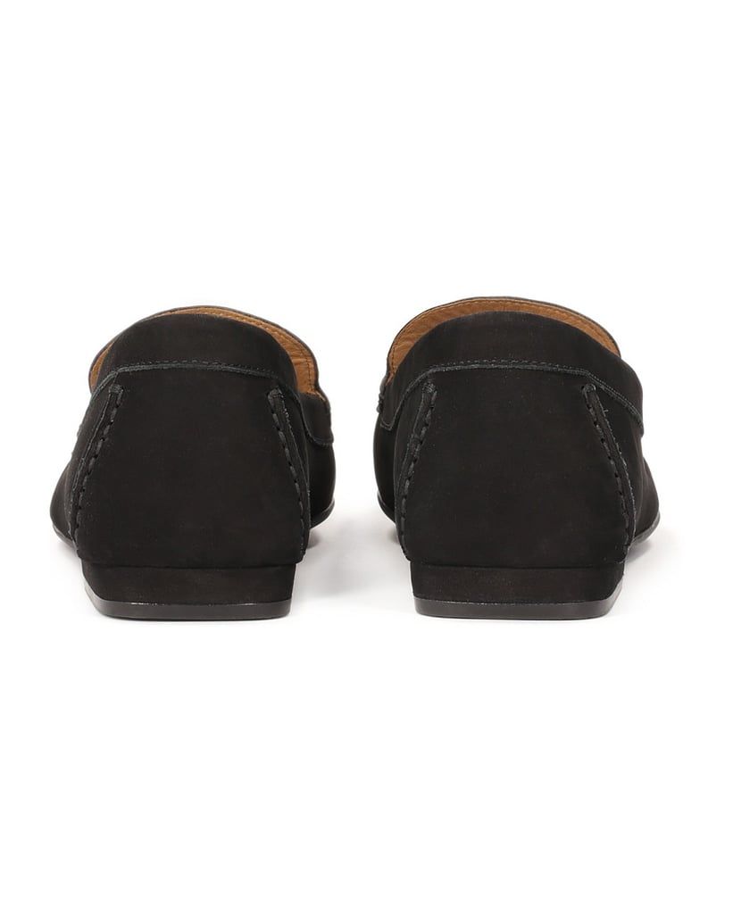 Kazar-Bequeme-schwarze-Nubuk-Mokassins