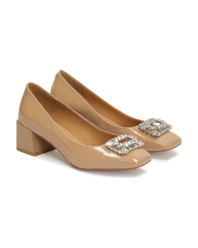 Kazar-Beige-pumps-with-jewelry-embellishment-béžová