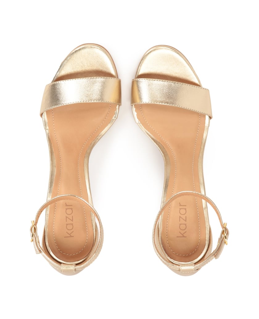 Kazar-Gold-sandals-with-a-built-in-heel-zlatá