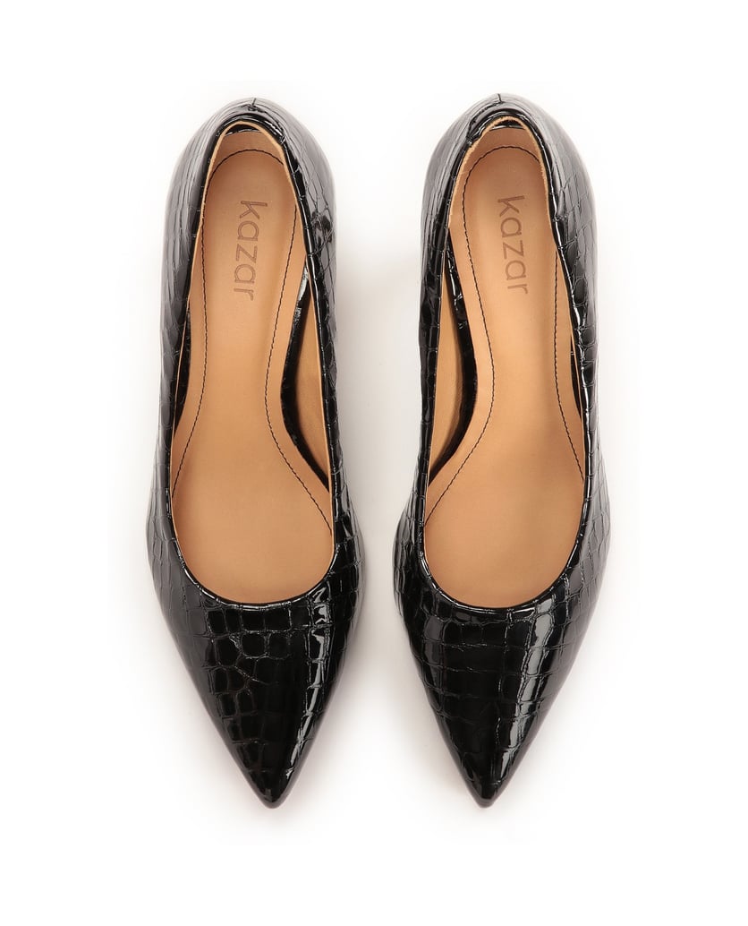 Kazar-Pumps-aus-Lackleder-mit-mittlerem-Absatz-schwarz