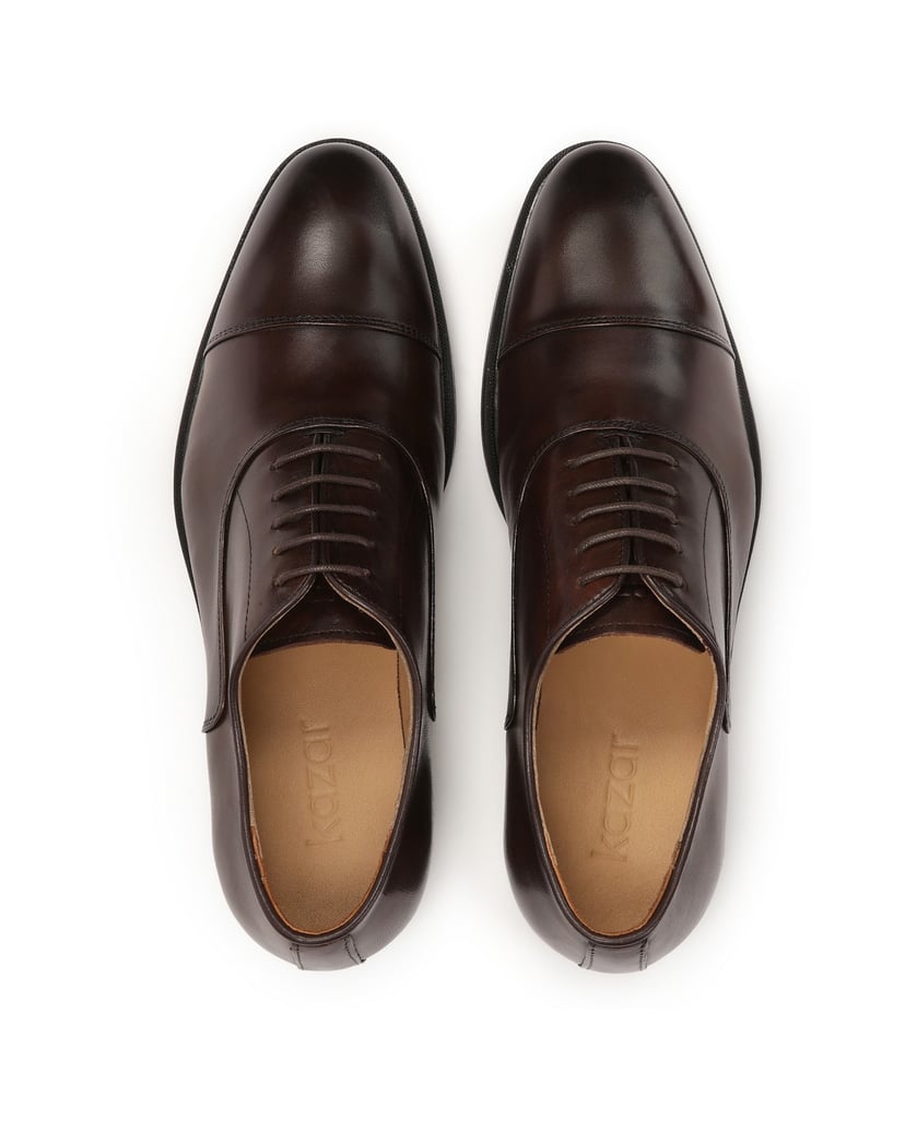 Kazar-Herren-Freizeitschuhe-mit-Kappenspitze-braun