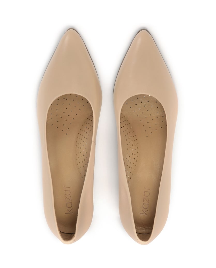Kazar-Beige-pumps-with-comfort-lining-béžová
