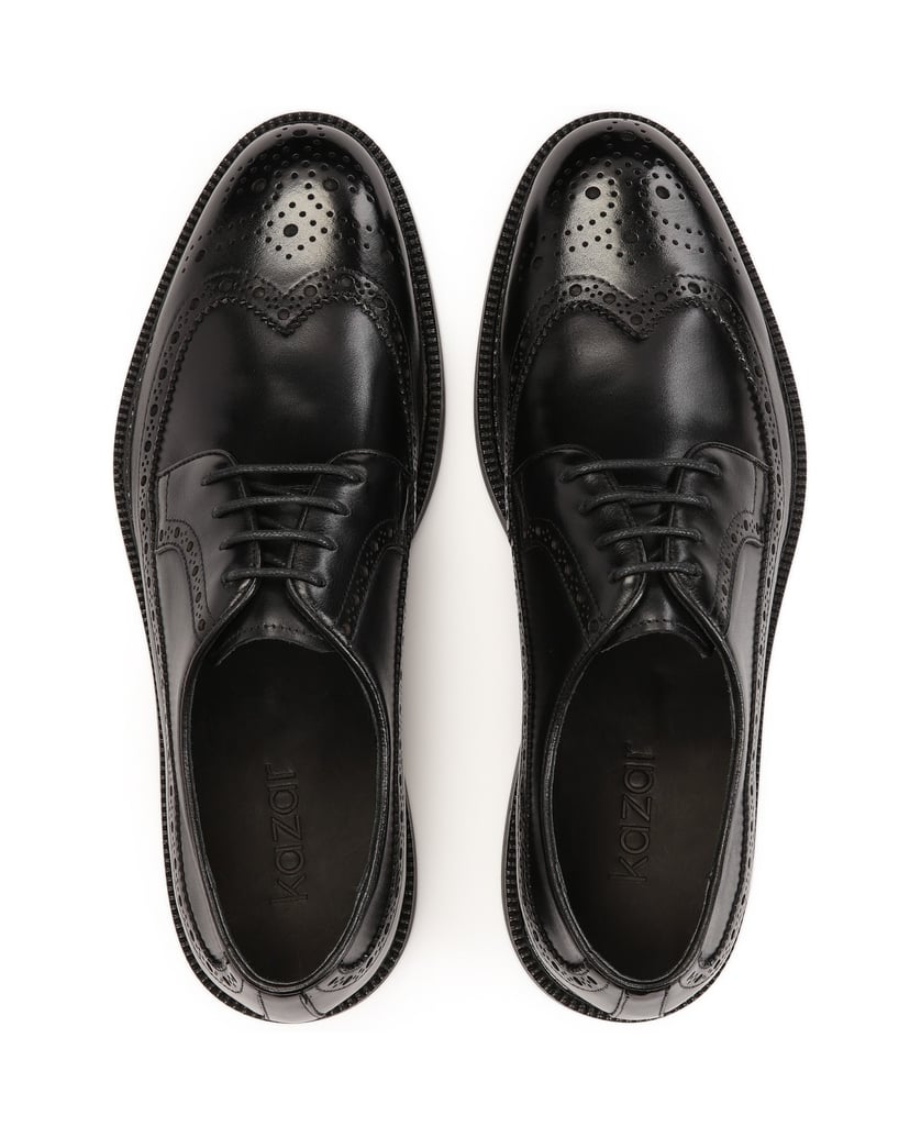 Kazar-Business-schwarz-Herren-Brogue-Schuhe-schwarz