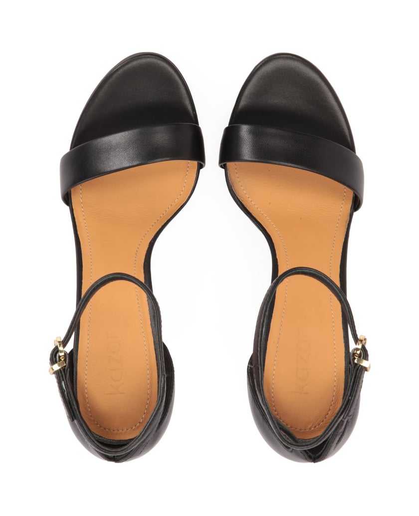 Kazar-High-heel-platform-sandals-čierna