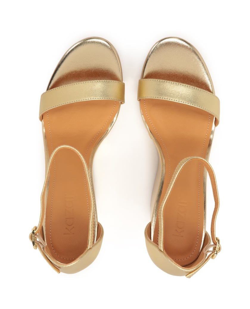 Kazar-Goldene-Ledersandalen-mit-Plateauabsatz-gold