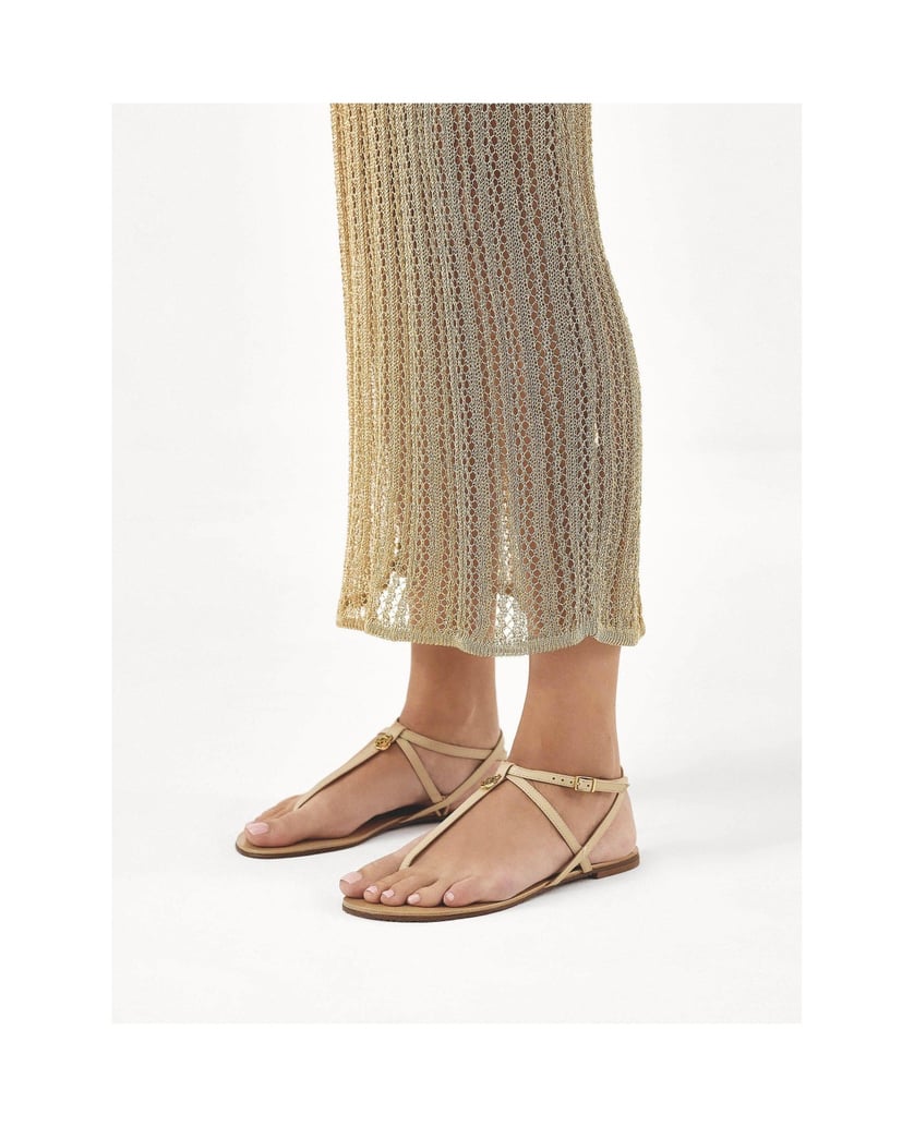 Kazar-Flache-beigefarbene-Sandalen-beige