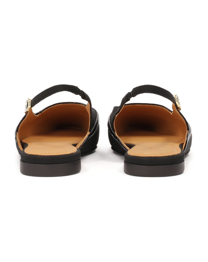 Kazar-Schwarze-Ballerinas-mit-flacher-Sohle-un-schwarz