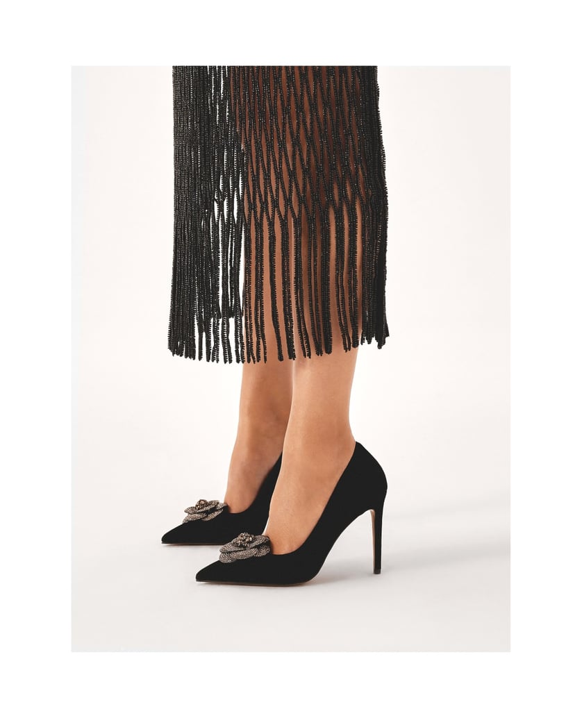 Kazar-Schwarze-Wildlederpumps-mit-glänzender-B-schwarz