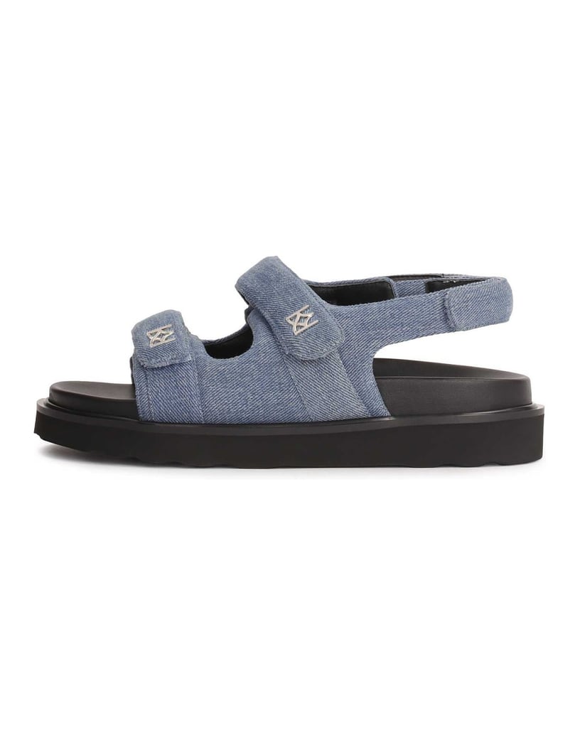 Kazar-Blaue-Denim-Sandalen-mit-Klettverschluss