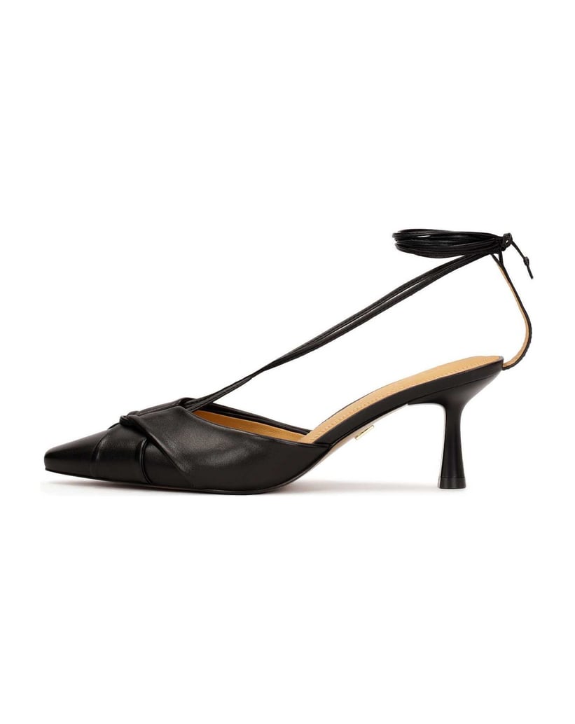 Kazar-Schwarze-Pumps-mit-Bindung-um-den-Knöche-schwarz