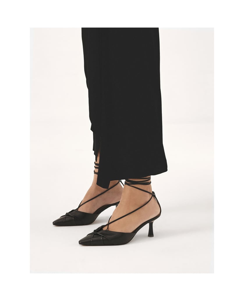 Kazar-Schwarze-Pumps-mit-Bindung-um-den-Knöche-schwarz