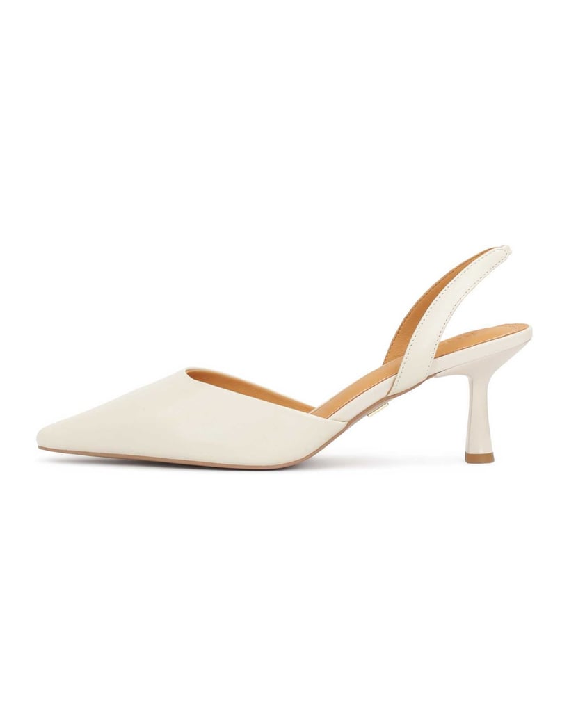 Kazar-Cutout-Pumps-mit-offenem-Oberteil-und-offenen-Absätzen-weiss