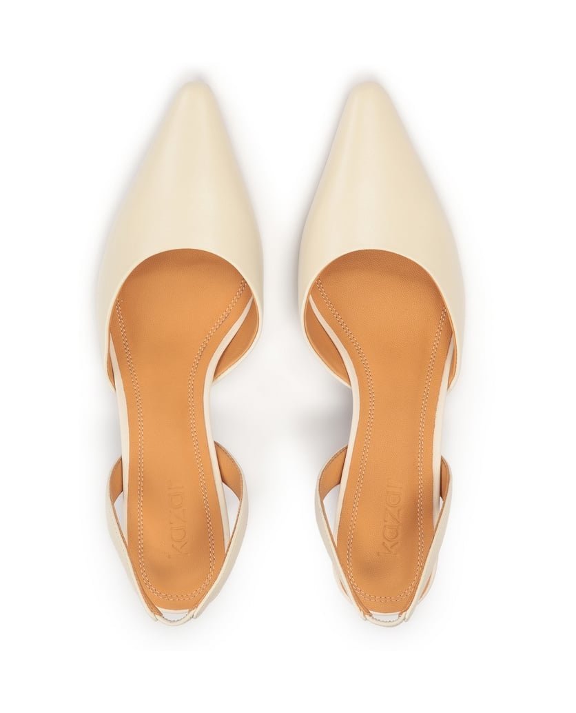 Kazar-Cutout-Pumps-mit-offenem-Oberteil-und-offenen-Absätzen-weiss