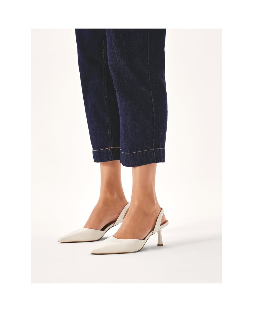 Kazar-Cutout-Pumps-mit-offenem-Oberteil-und-offenen-Absätzen-weiss