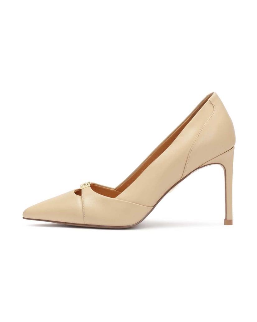 Kazar-Stiletto-Pumps-mit-ausgeschnittenem-Schaft-auf-der-Vorderseite-beige