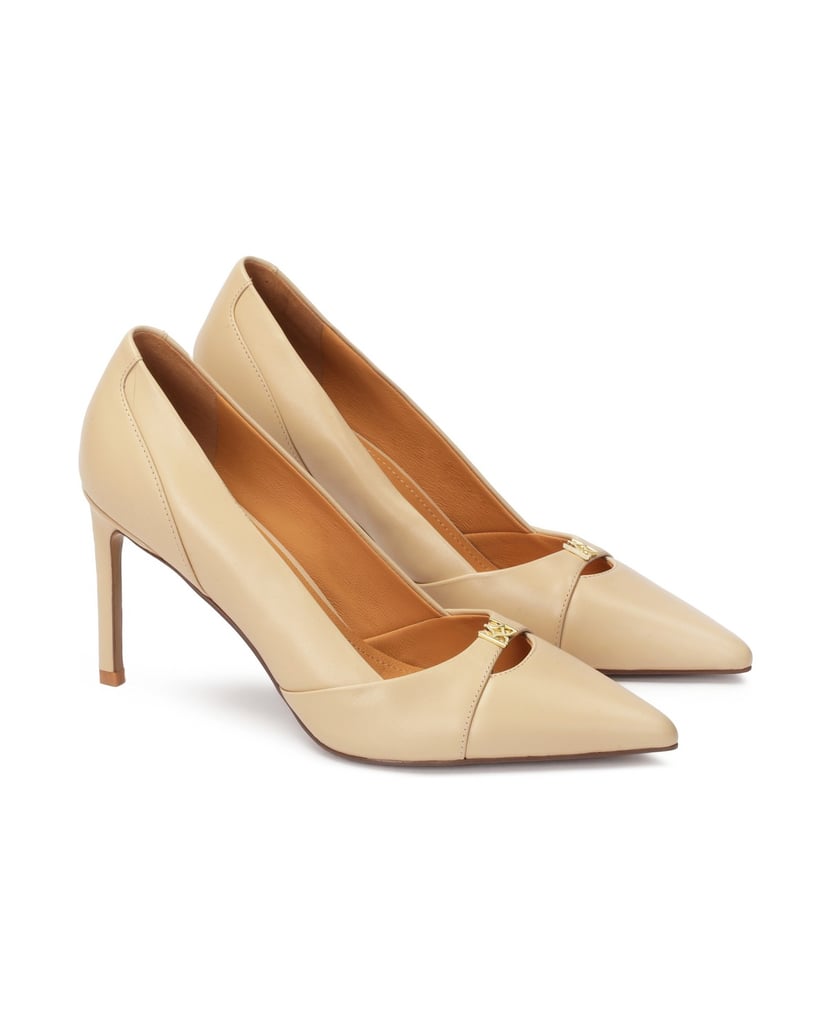 Kazar-Stiletto-Pumps-mit-ausgeschnittenem-Schaft-auf-der-Vorderseite-beige