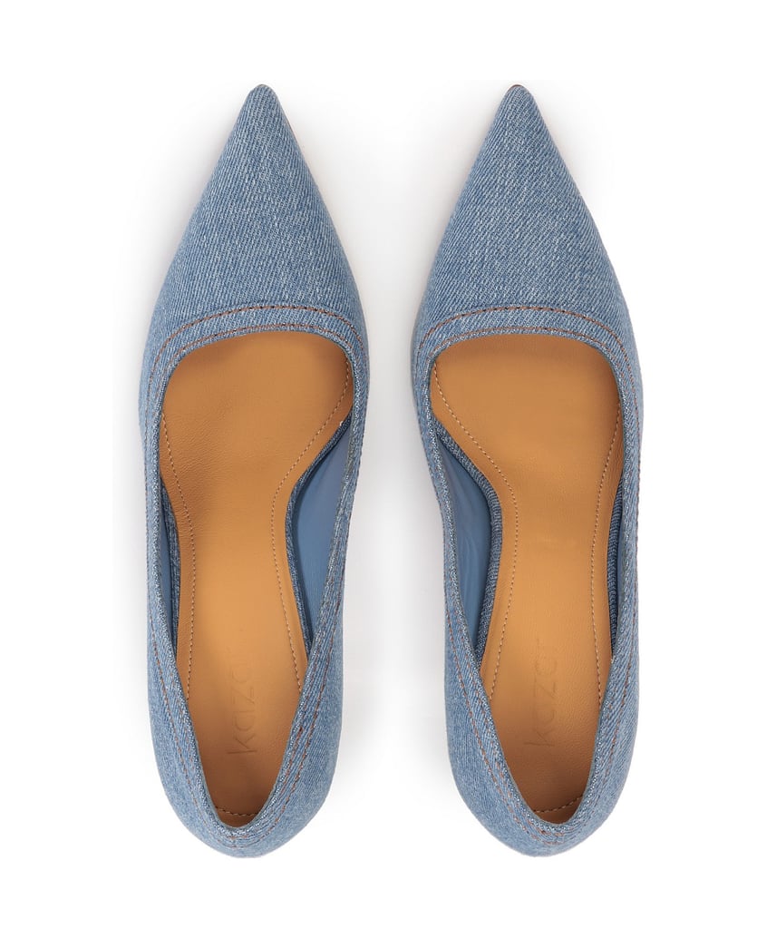 Kazar-Blue-denim-fabric-pumps-modrá