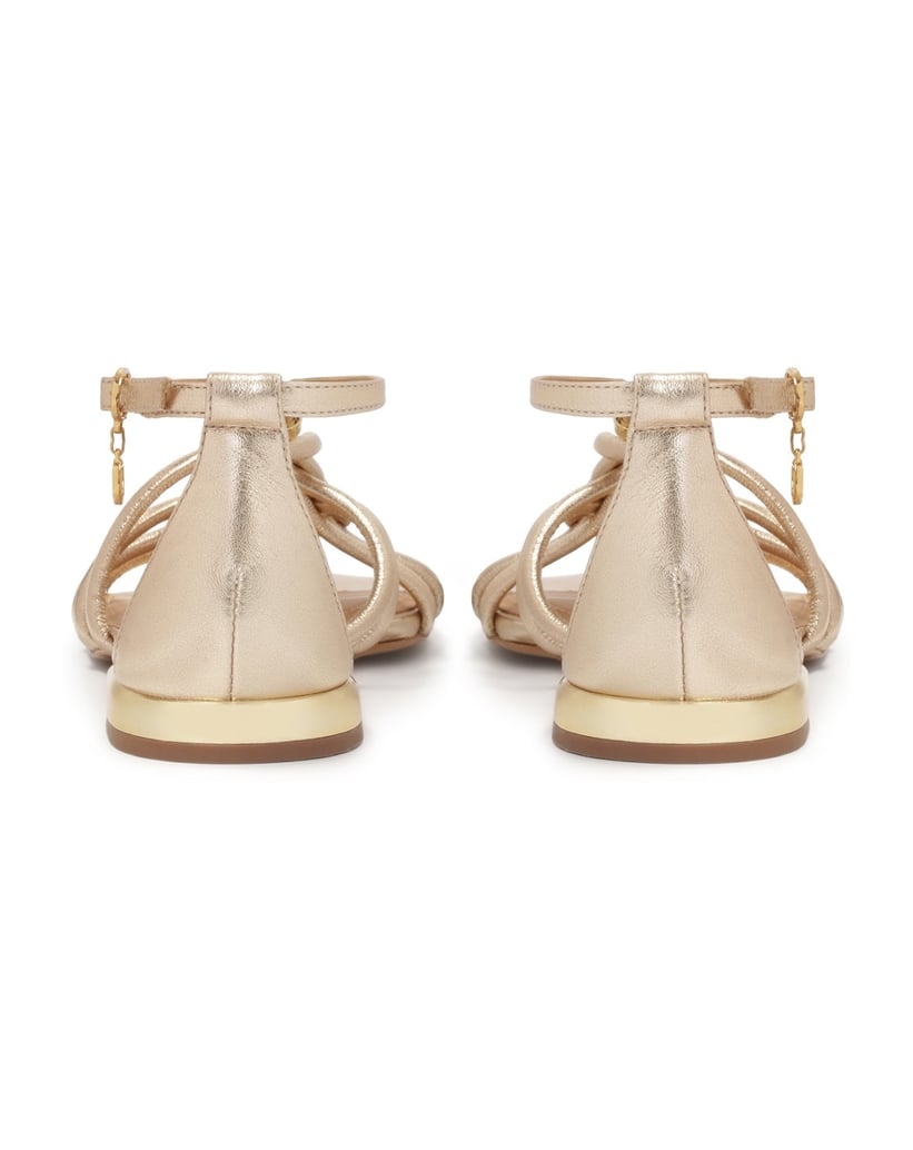 Kazar-Goldfarbene-Flip-Flop-Sandalen-mit-versc-gold