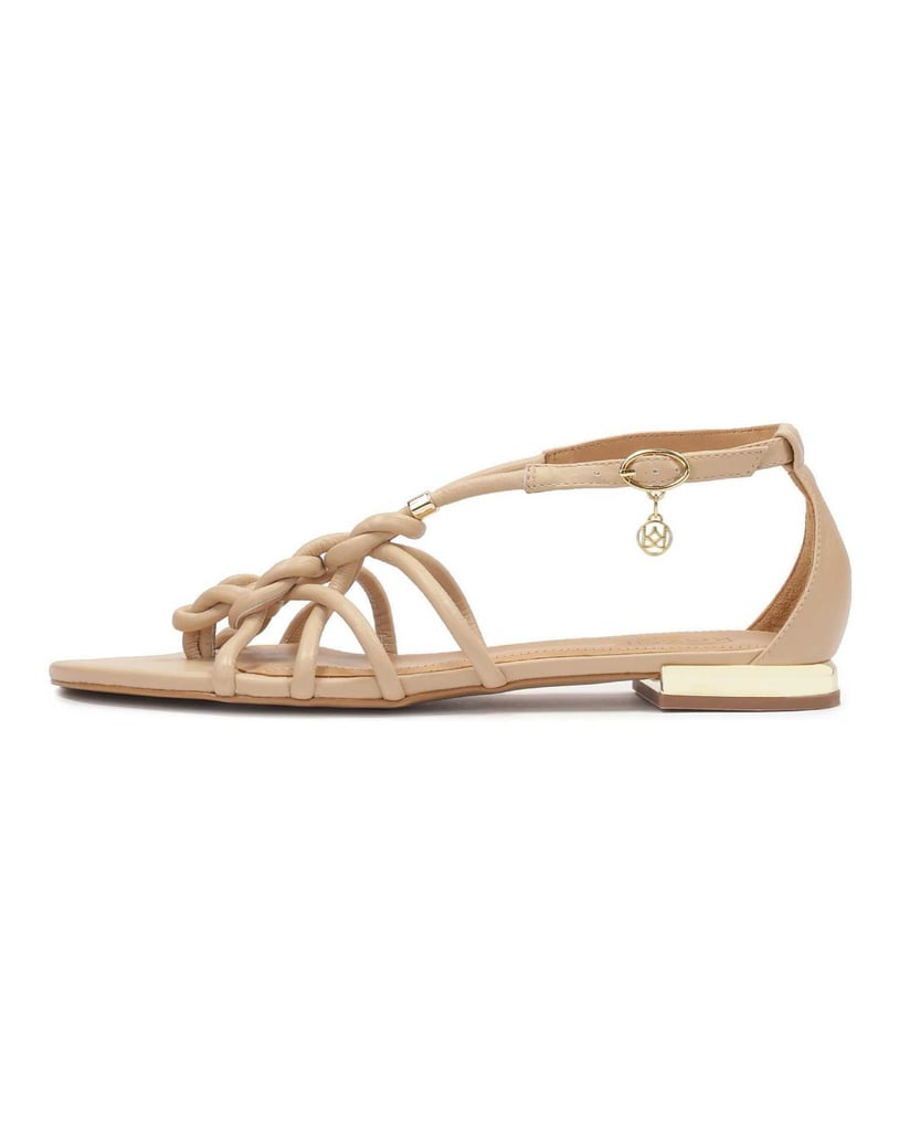 Kazar-Beige-flat-sandals-béžová