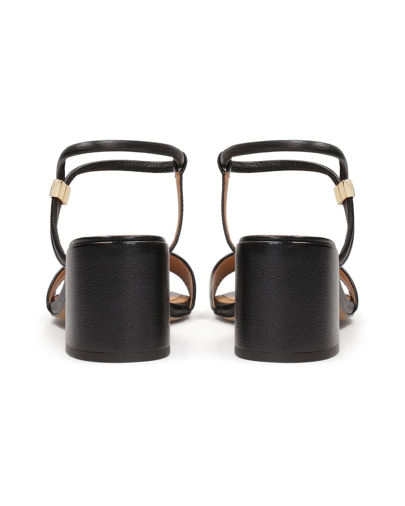 Kazar-Black-slip-on-post-sandals-čierna