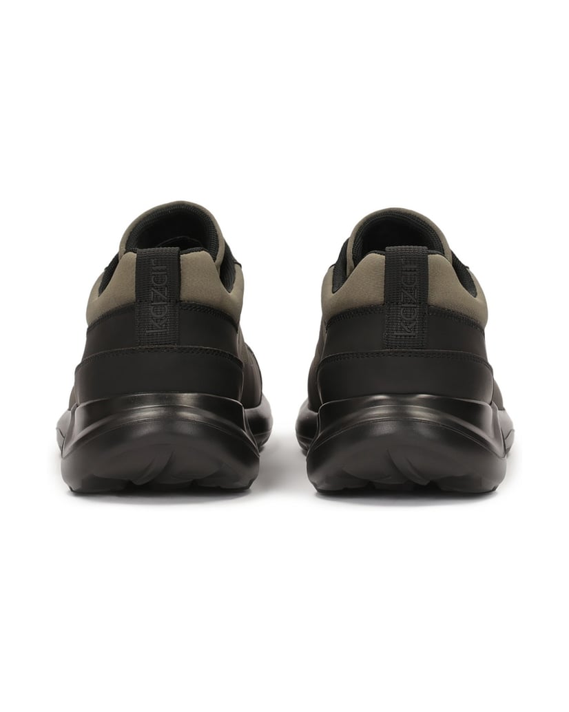 Kazar-Herren-Sneaker-aus-kombinierten-Material-oliv