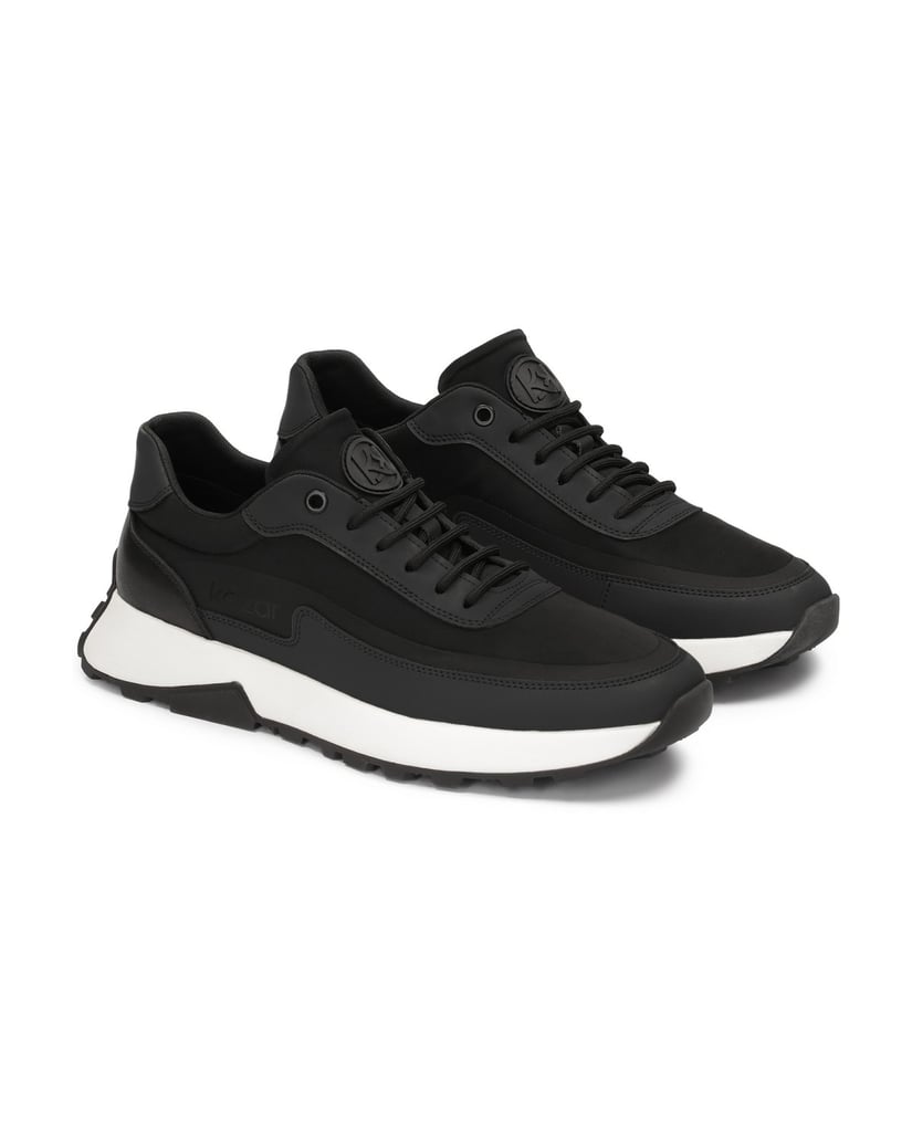 Kazar-Schwarze-Herren-Sneakers-auf-bequemer-Sohle-schwarz