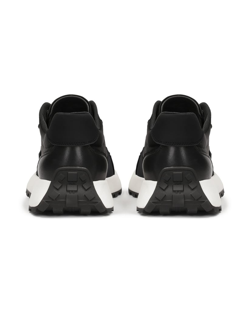 Kazar-Schwarze-Herren-Sneakers-auf-bequemer-Sohle-schwarz