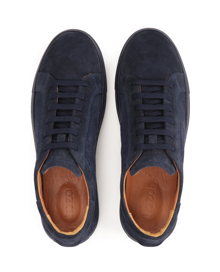 Kazar-Navy-blue-sneakers-with-lace-up-upper-tmavá-modrá