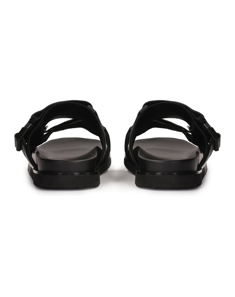 Kazar-Rutschen-aus-Leder-für-Herren-in-schwarz-schwarz