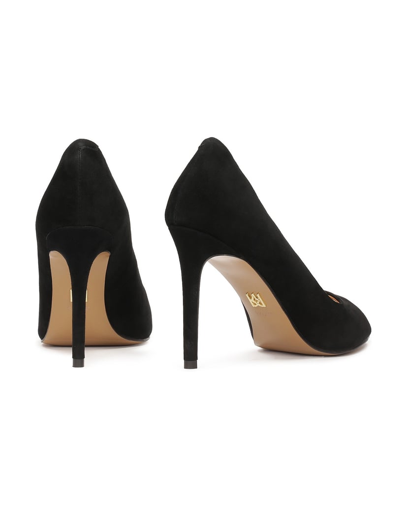 Kazar-Wildlederpumps-mit-ausgeschnittenem-Scha-schwarz