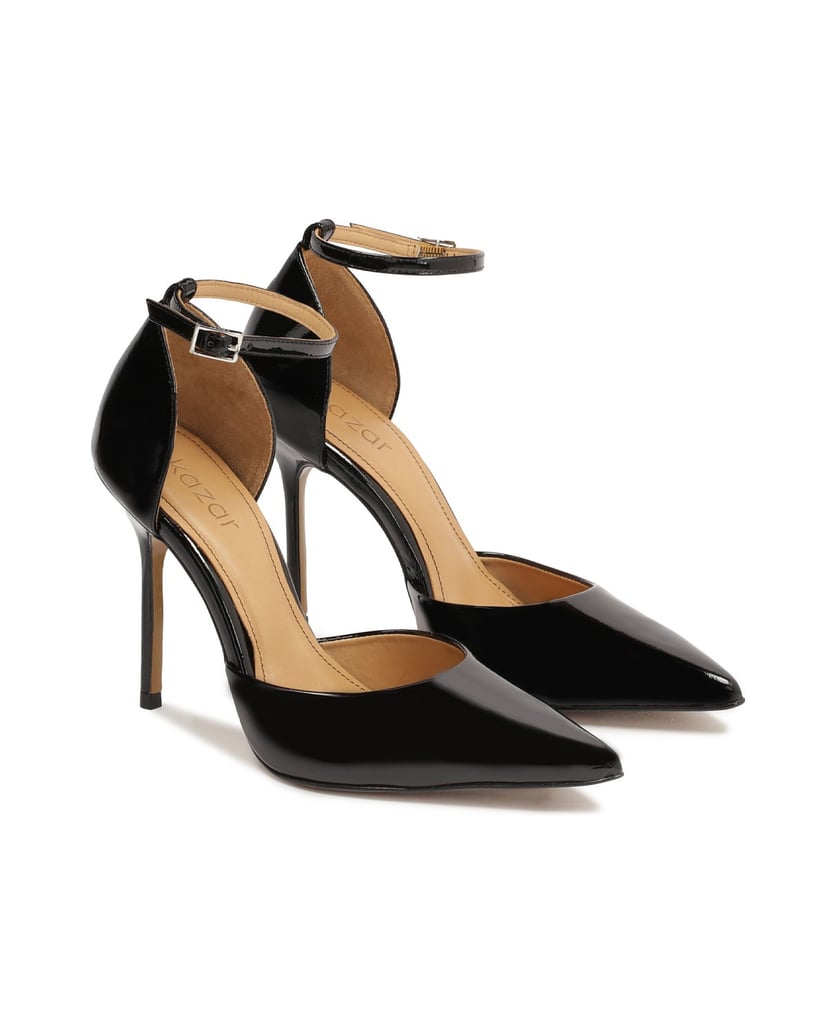 Kazar-Pumps-aus-Lackleder-mit-zwei-auswechselbaren-Riemen-schwarz