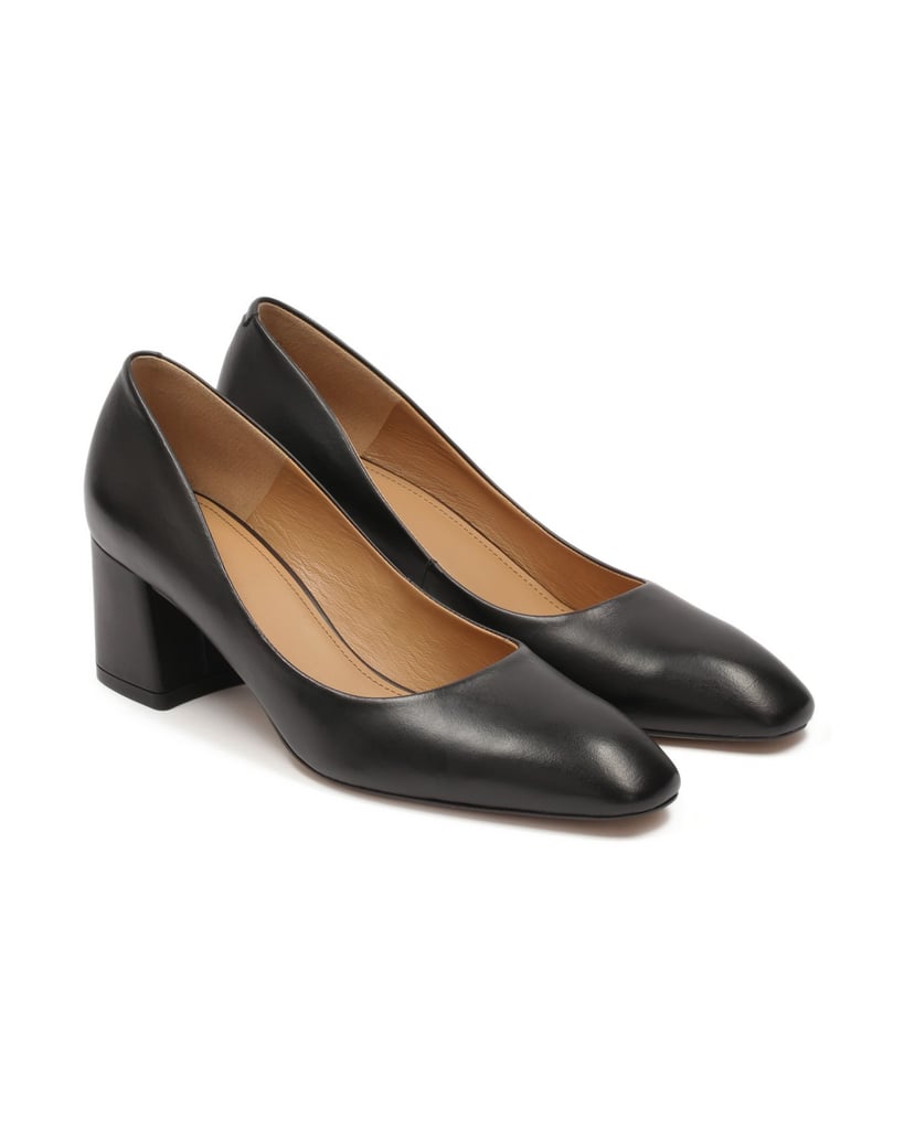 Kazar-Klassische-schwarze-Pumps-mit-breitem-Ab-schwarz