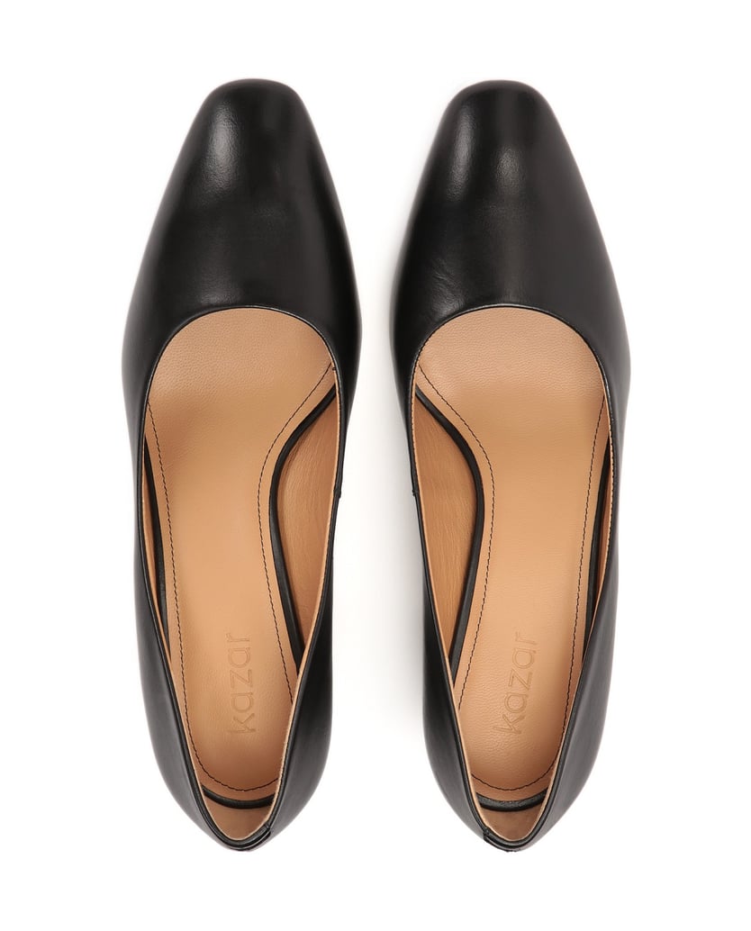 Kazar-Klassische-schwarze-Pumps-mit-breitem-Ab-schwarz