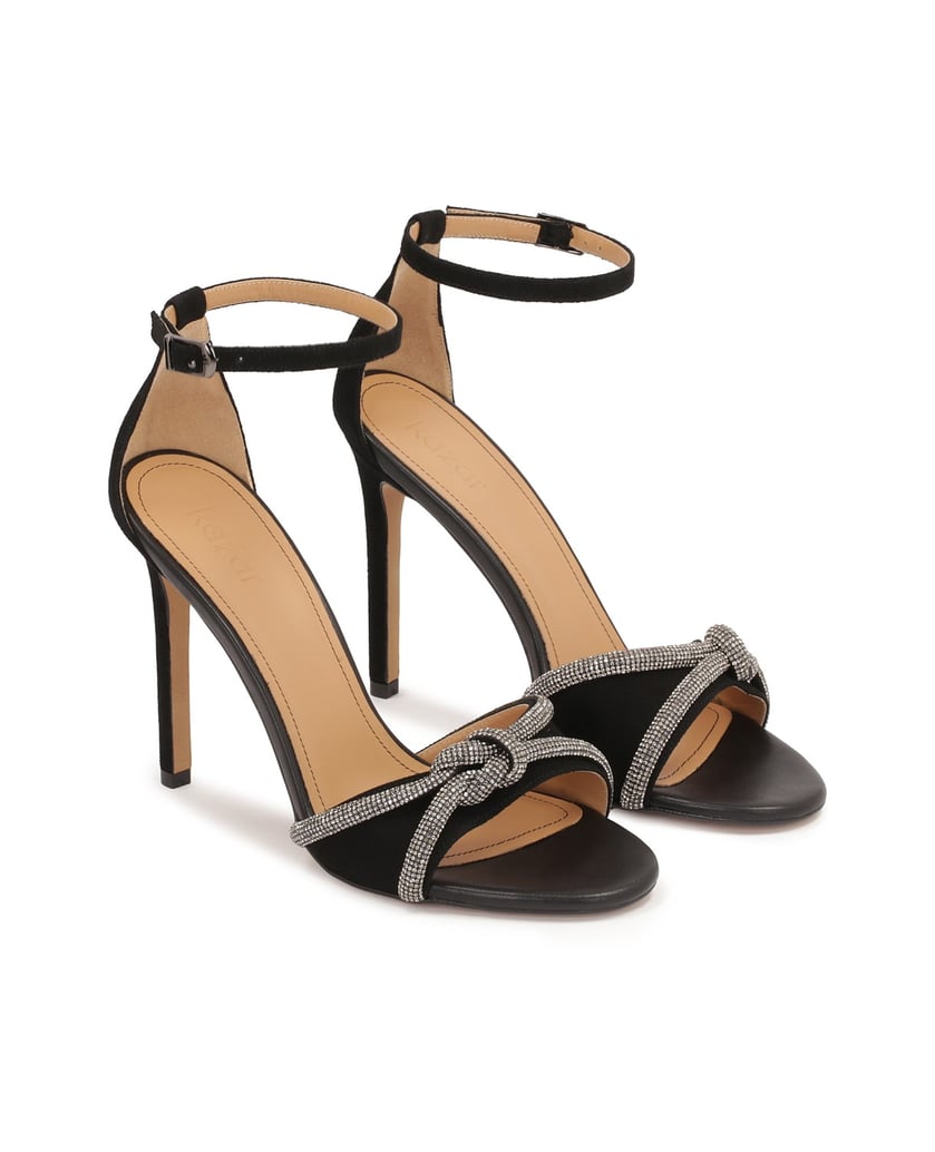 Kazar-Schwarze-Wildleder-Sandalen-mit-glänzend-schwarz