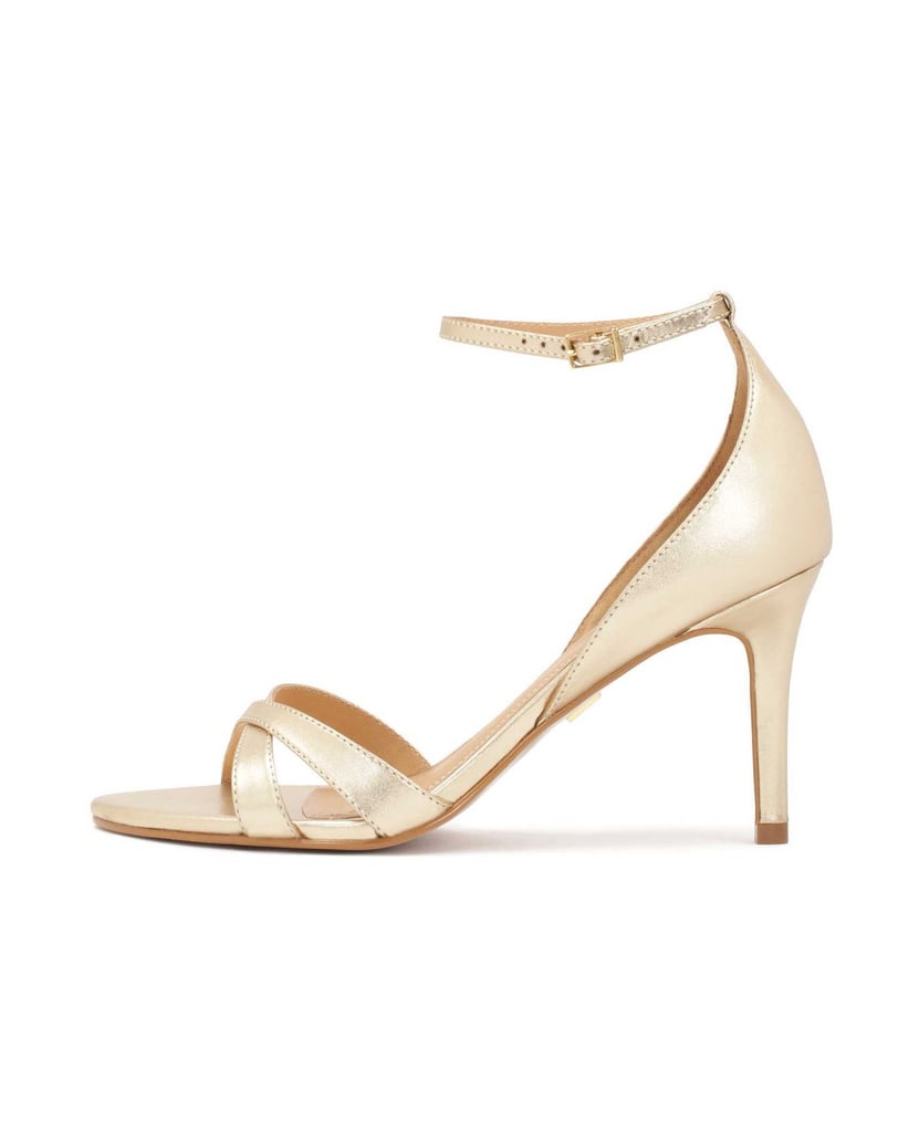 Kazar-Goldfarbene-Sandalen-mit-zwei-sich-kreuz