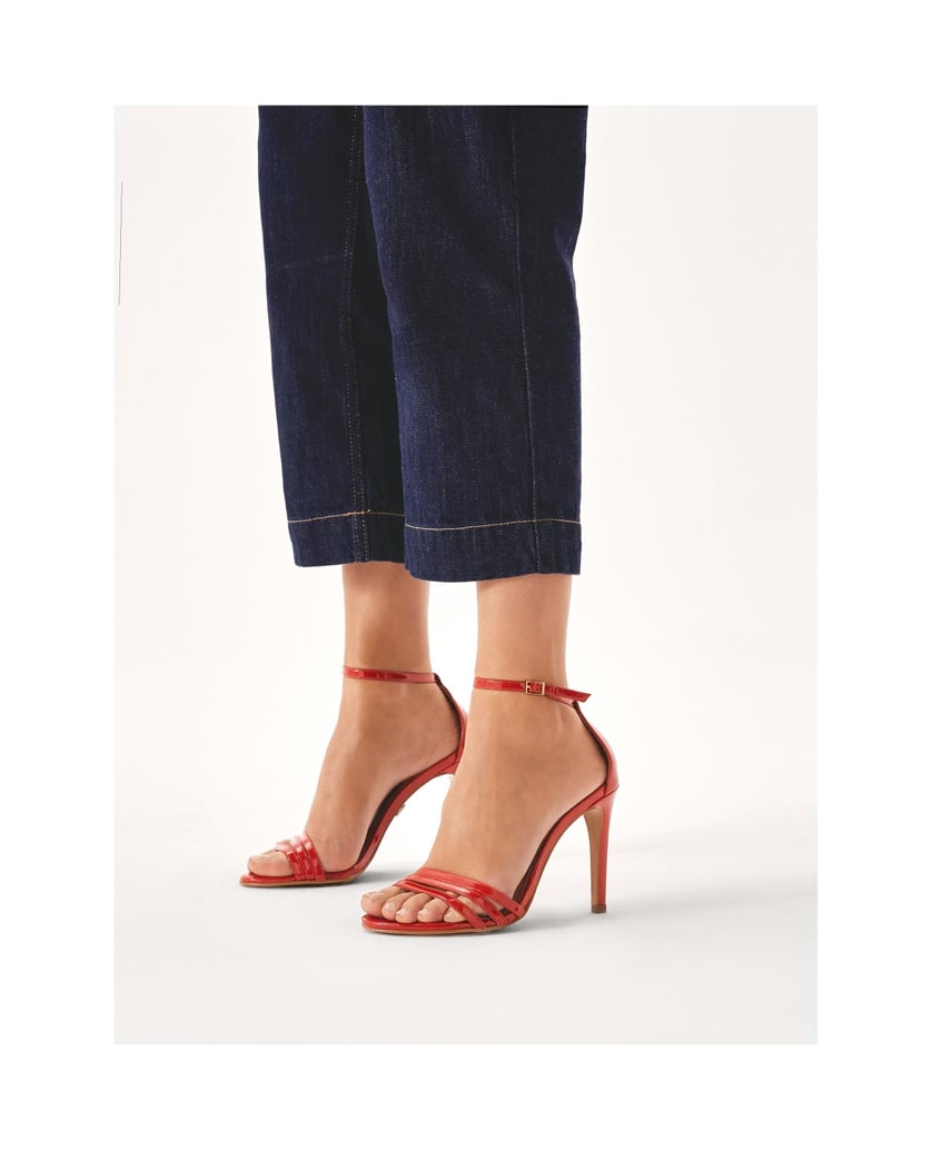 Kazar-Rote-Riemchensandalen-aus-Lackleder-rot