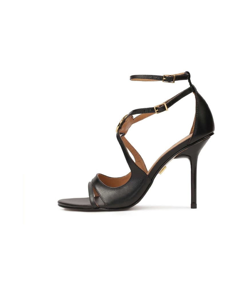 Kazar-Schwarze-Sandalen-mit-fein-geschnittenem-schwarz