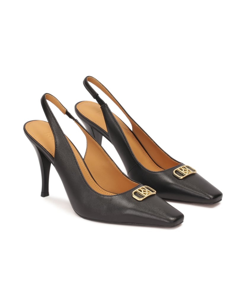Kazar-Schwarze-Slingback-Pumps-mit-schmaler-qu-schwarz