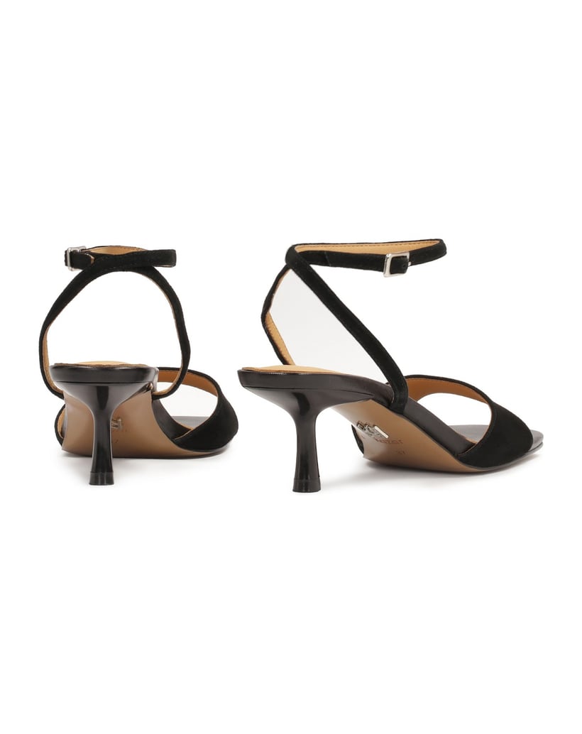 Kazar-Suede-sandals-with-an-attractive-heel-černá