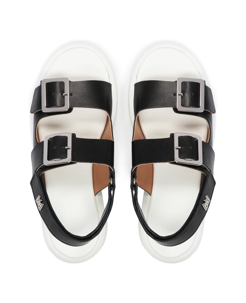 Kazar-Schwarze-Ledersandalen-mit-Riemen