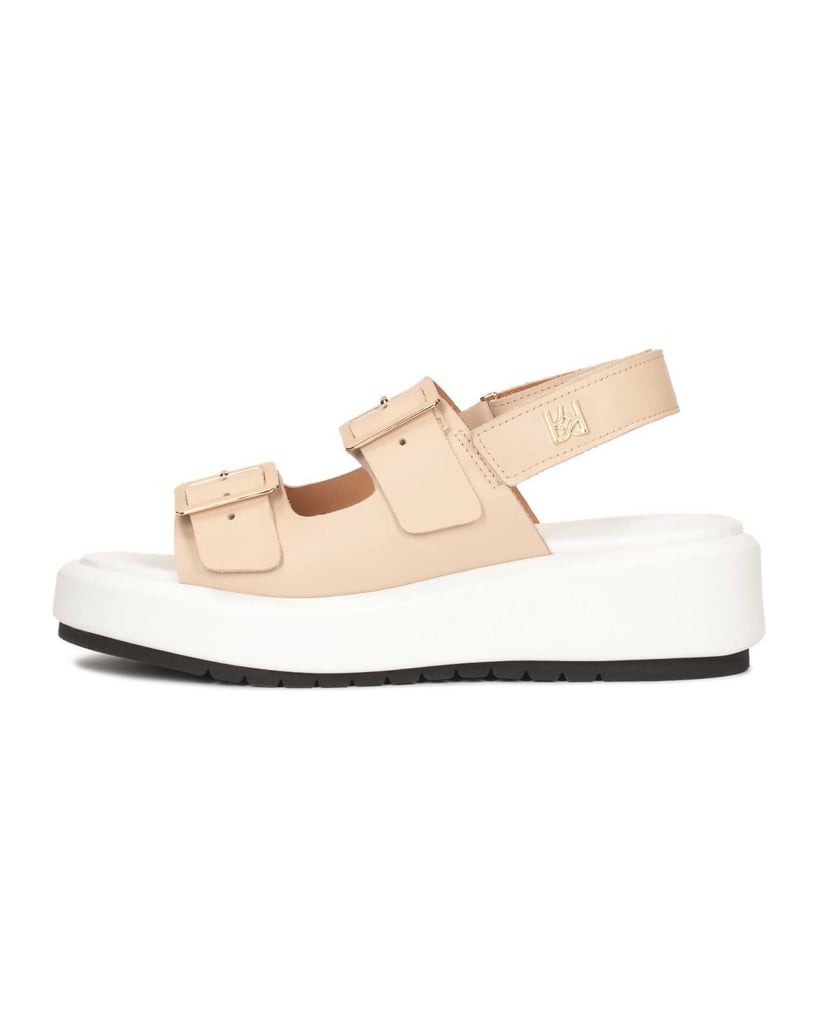 Kazar-Beigefarbene-Ledersandalen-mit-weißer-So