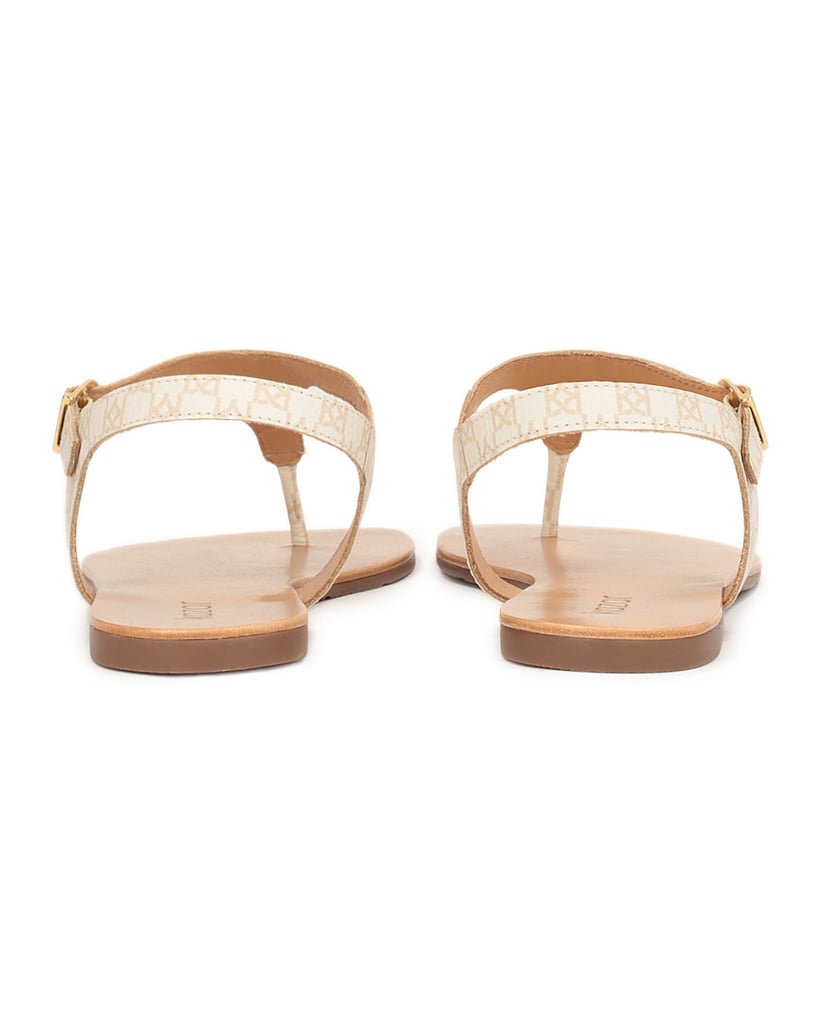 Kazar-Flat-sandals-in-patterned-leather-bílá