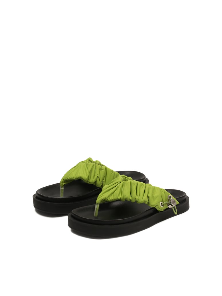 Kazar-Studio-Grüne-Flip-Flops-mit-dicker-Sohle