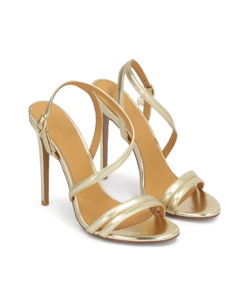 Kazar-Goldfarbene-hochhackige-Sandalen