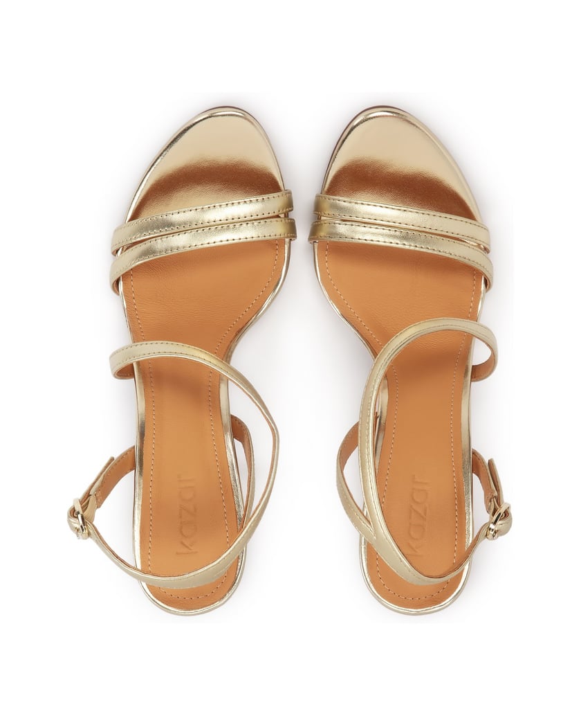 Kazar-Goldfarbene-hochhackige-Sandalen