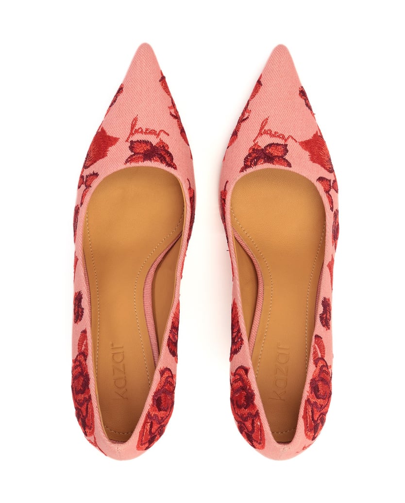 Kazar-Originelle-rosafarbene-Stilettos-mit-flo-pink