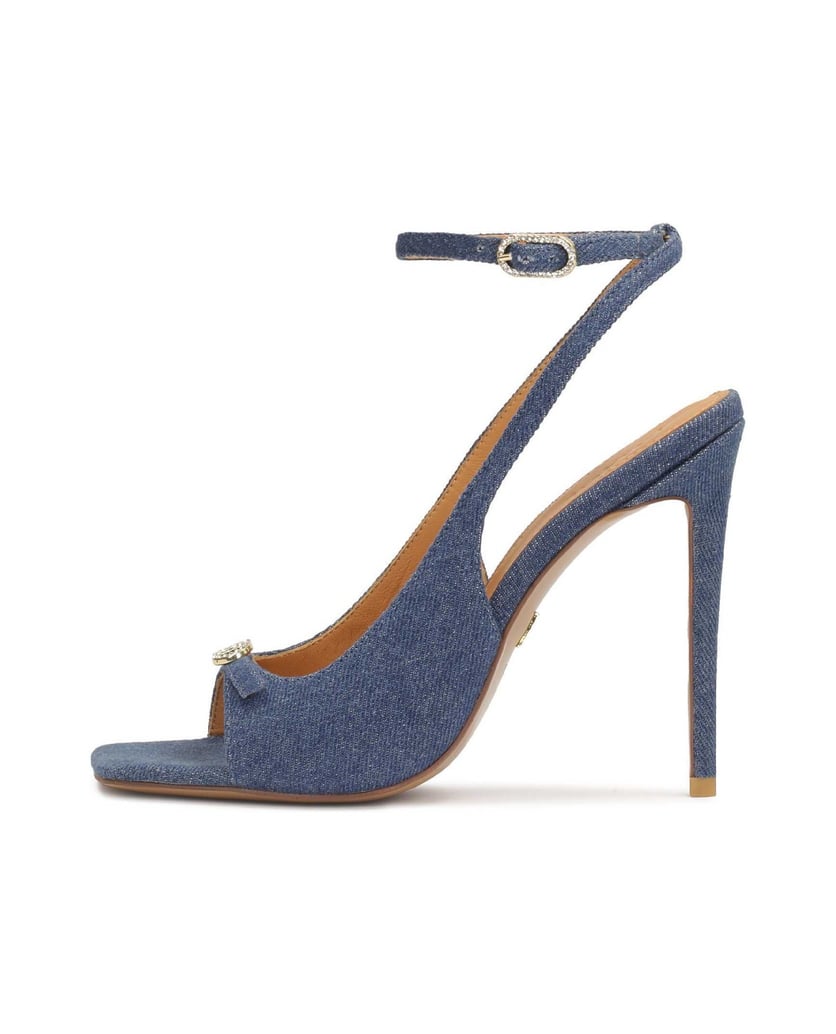 Kazar-Blaue-Sandaletten-mit-Absatz-aus-Denim-S-blau