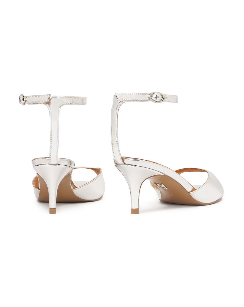 Kazar-Silberne-Sandalen-mit-einem-Riemen-an-de-silber